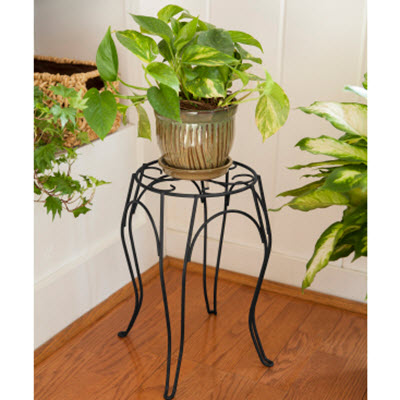Plant Stand, Panacea, 15 in, Black - 2
