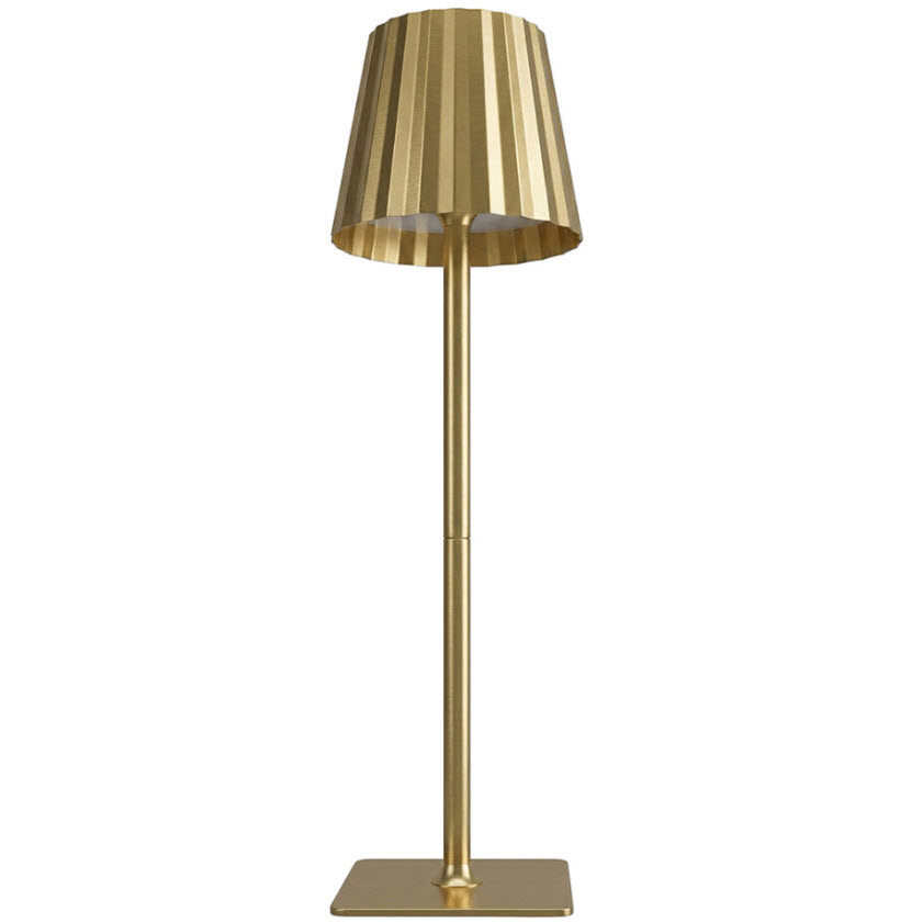 Table Lamp, CTL, LED Rechargeable, 3 W, Adjustable Height, Gold - 2