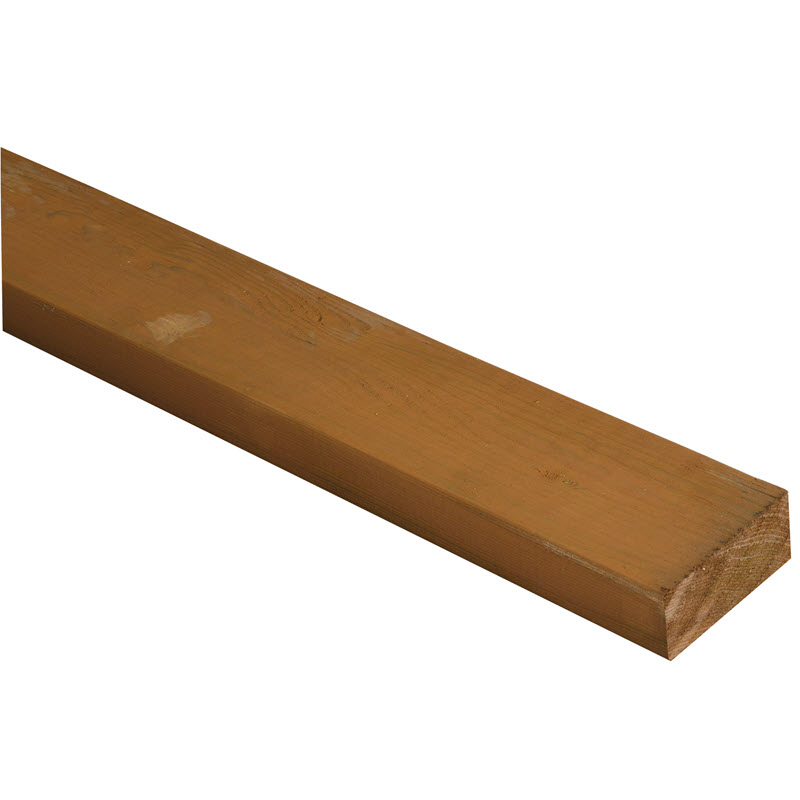 2 in x 4 in x 8 ft, Wood Products, Douglas Fir, Premium, Treated - Above Ground, Surfaced on 4 Sides, Non Incised - 1