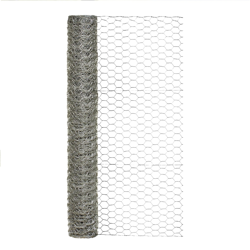 Poultry Netting, Grip-Rite, 36 in H x 25 ft L, 1 in Hexagon Mesh, 20 Gauge Galvanized - 2