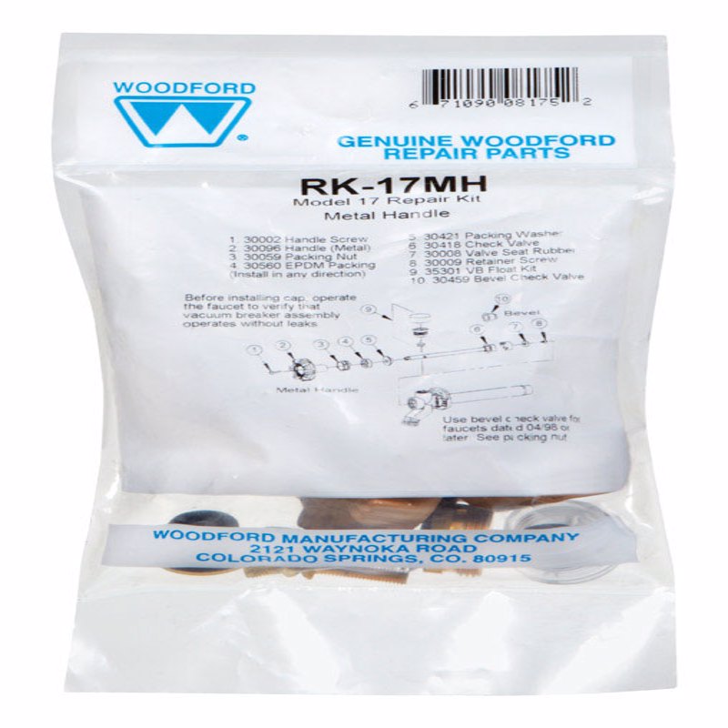 Faucet Repair Kit, Woodford, 10-Piece - 2