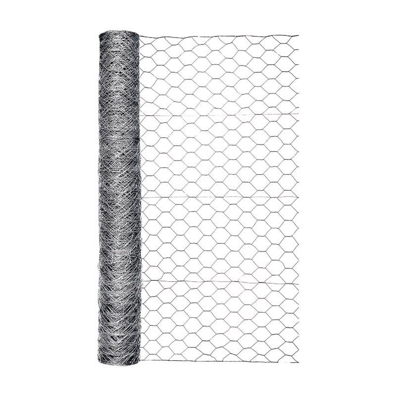 Poultry Netting, Grip-Rite, 48 in H x 50 ft L, 2 in Hexagon Mesh, 20 Gauge Galvanized - 2
