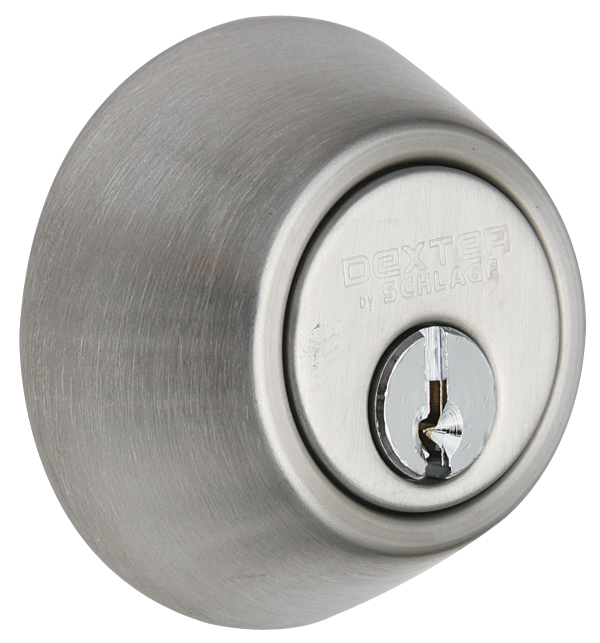 Handleset, Schlage, Knob Handle, Corona Design, 3 Grade, Metal - 2