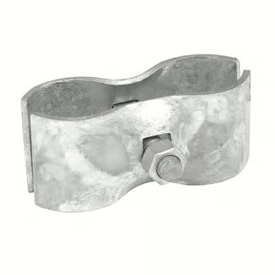 Panel Clamp for Chain Link, Yardlink, for 1-3/8 Post, Galvanized, 2 Pairs - 1