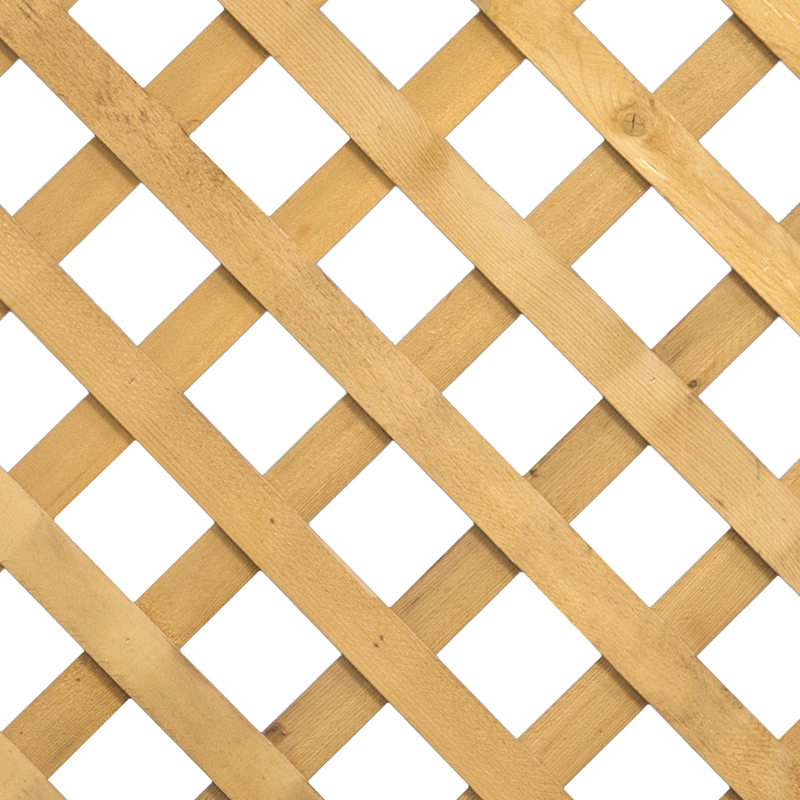 4 Ft W x 8 ft L, Garden Cedar Lattice Panel, Real Wood Products Co. Inc., Diagonal - 3