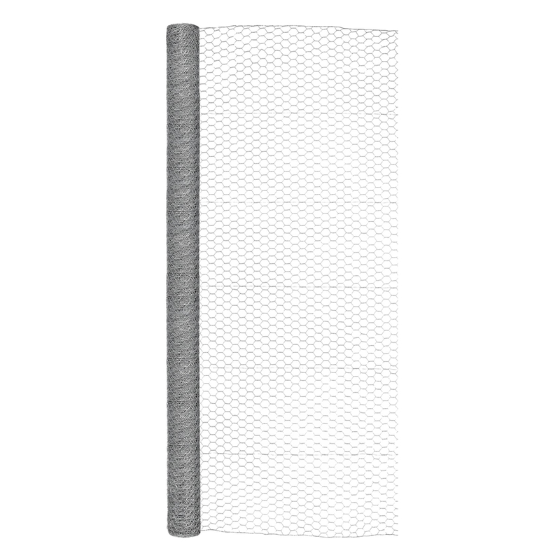 Poultry Netting, Grip-Rite, 72 in H x 50 ft L, 1 in Hexagon Mesh, 20 Gauge Galvanized - 3