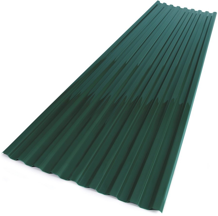 26in x 10ft Suntuf Polycarbonate Panel Green - 1