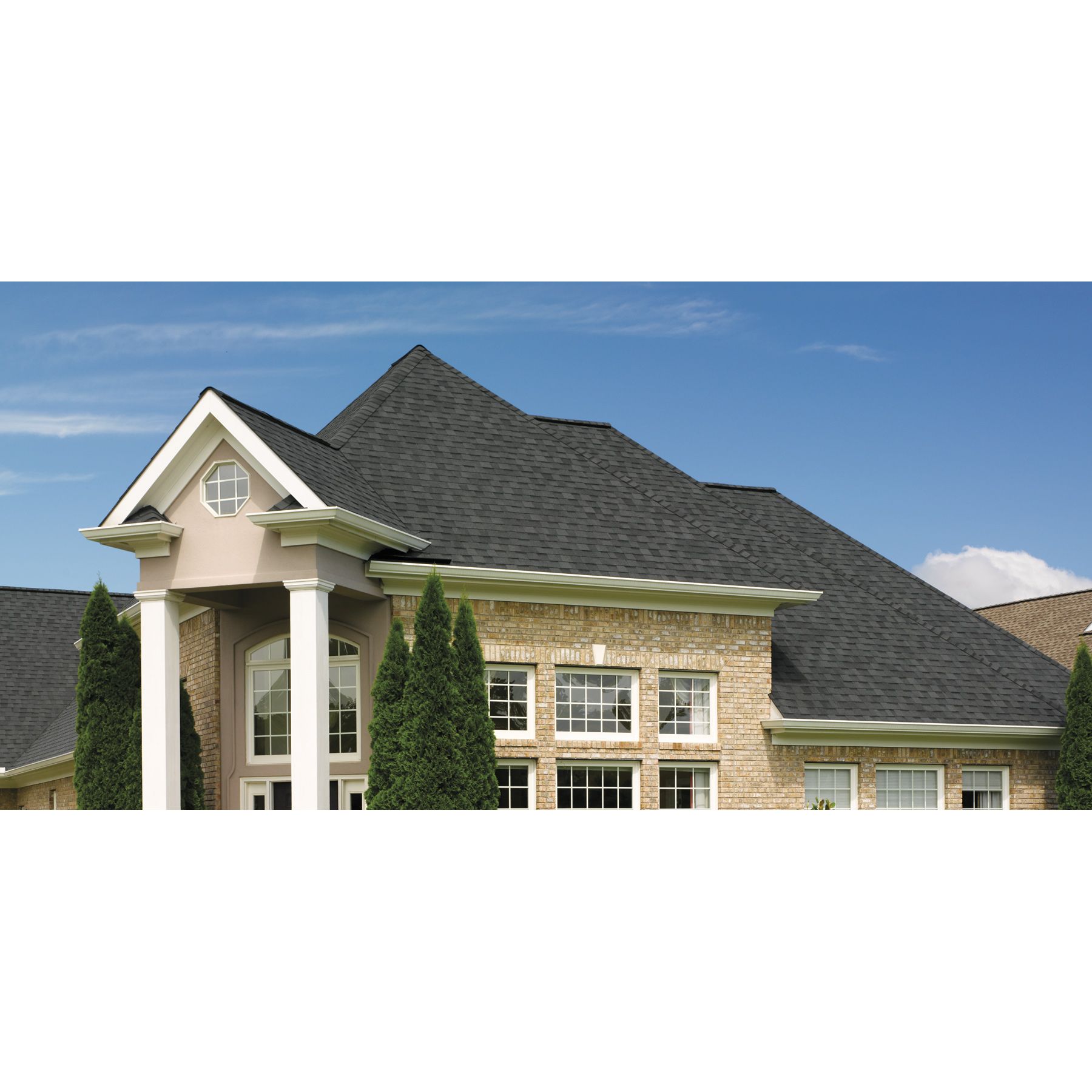 Landmark Laminate Shingles, Certainteed, Moire Black - 2