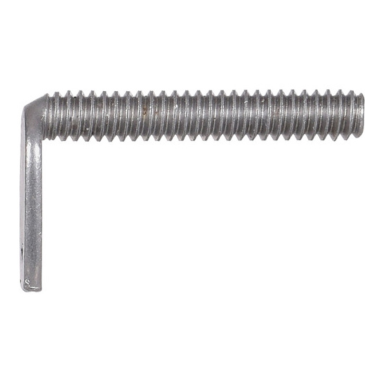 10 pk Right Angle Weld Studs, Hillman, 1/4 in Dia, 20 Threads Per Inch, 1-1/2 in L - 2
