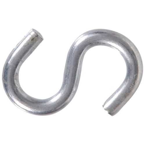 S-Hook, Hillman, Zinc-Plated, .091 in x 3/4 in, 10 pk - 1