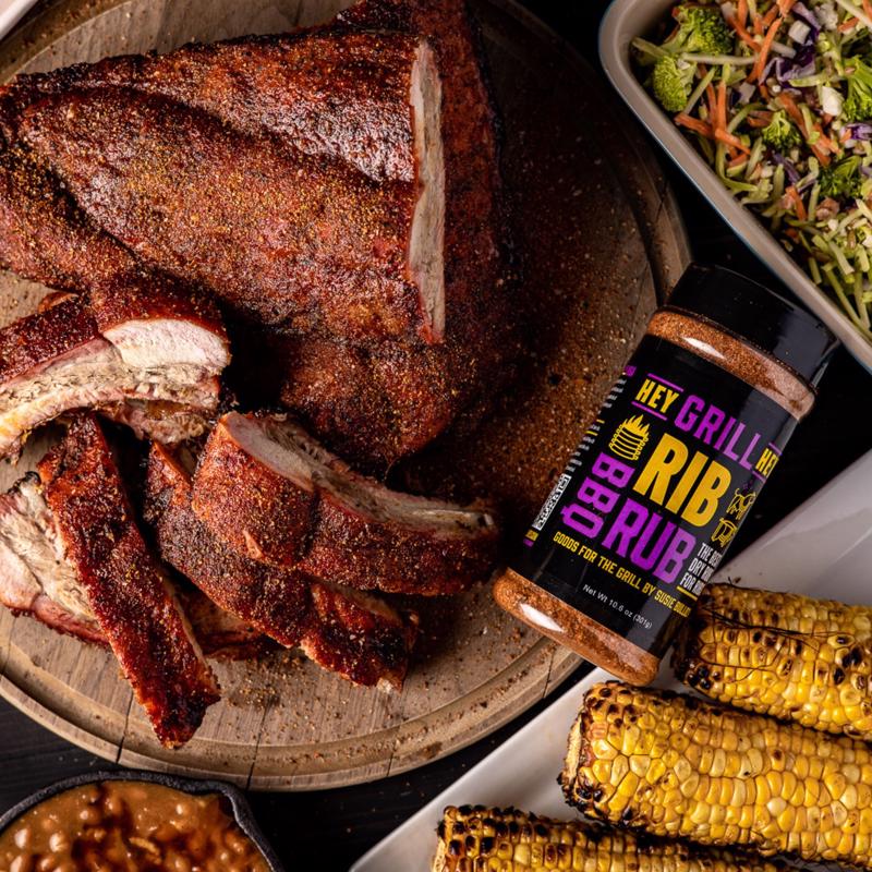 BBQ Rub, Hey Grill Hey, Rib Rub, 10.4 oz. - 3