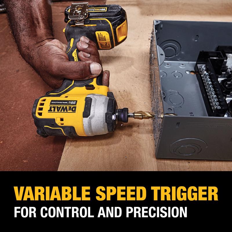DeWALT Atomic Impact Driver Kit, 20V, Includes 20V MAX 2Ah Battery - 5