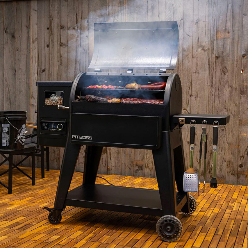 Wood Pellet Grill, Pit Boss, 582 sq-in Primary Cooking Surface, 350 sq-in Secondary Cooking Surface, Steel Body - 2