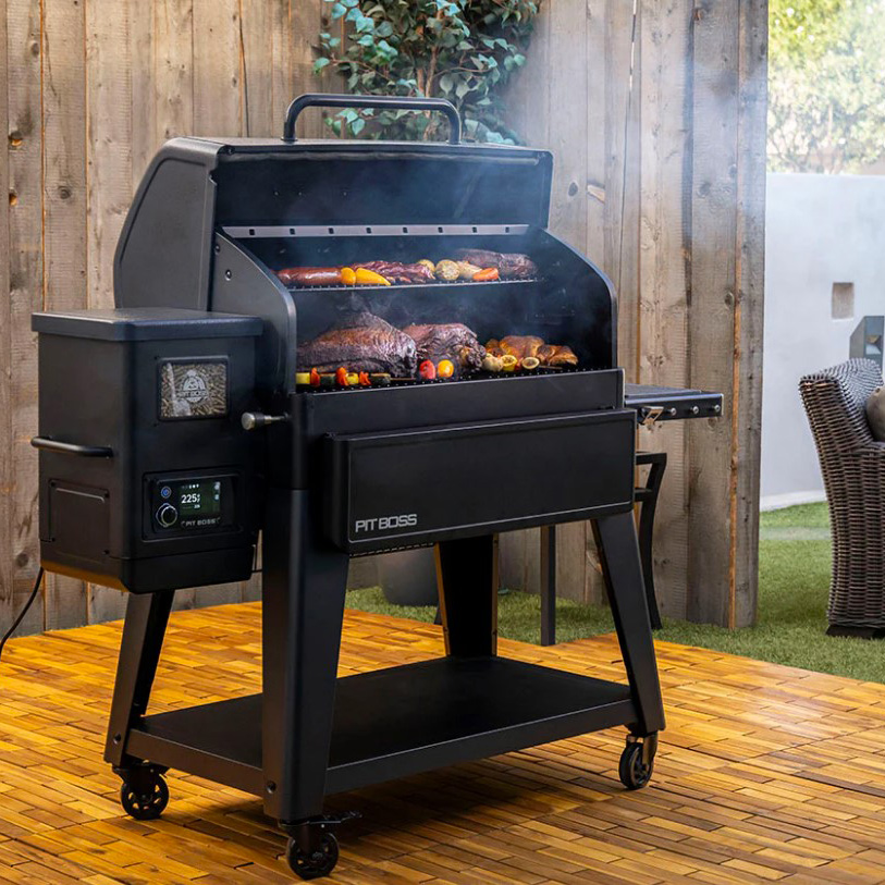 Navigator Wood Pellet Grill and Smoker, Pit Boss, Bluetooth, WiFi, Black - 2