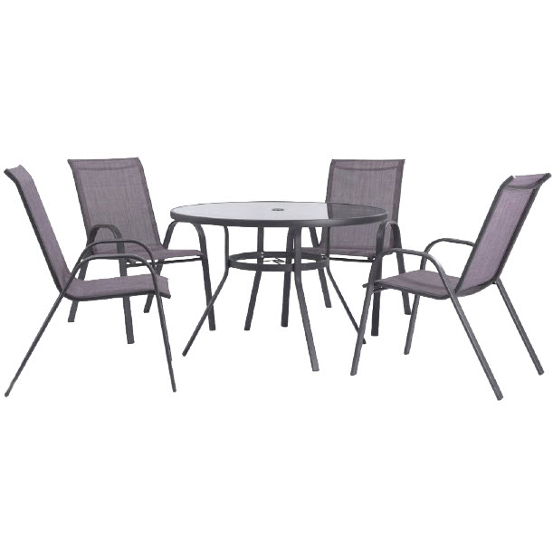 Patio Dining Set, Seasonal Trends, Belvedere, 5 pc - 1