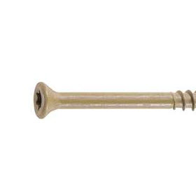 GuardDog Exterior Screw, #9 x 3-1/2 in L, Torx TTap Drive, Flat Head, Available in a 1350 pk Box, Sold by the Pound - 2