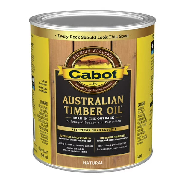 Australian Timber Oil, Cabot, Natural, 1 qt - 1