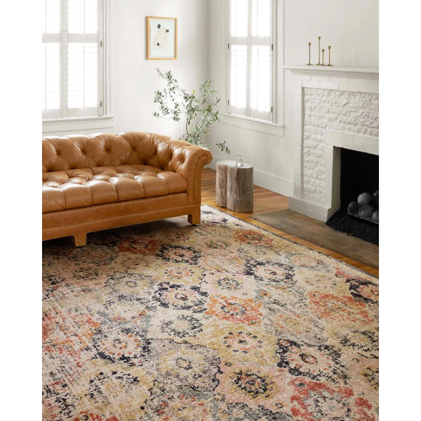 Jocelyn Area Rug, Loloi, Khaki/Multi-Color, 7 ft 10 in W, 10 ft L - 2