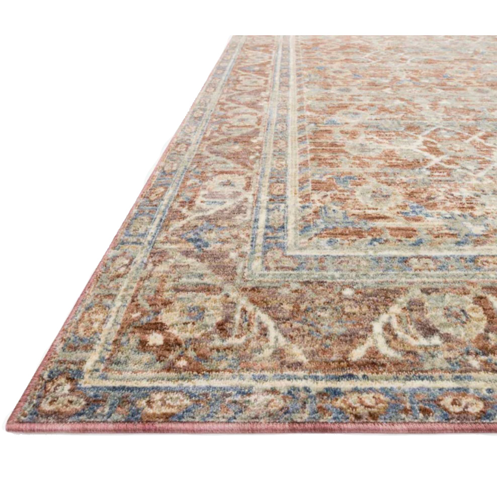 Revere Area Rug, Loloi, Multi-Color/Terracotta, 7 ft 10 in W, 10 ft L - 2