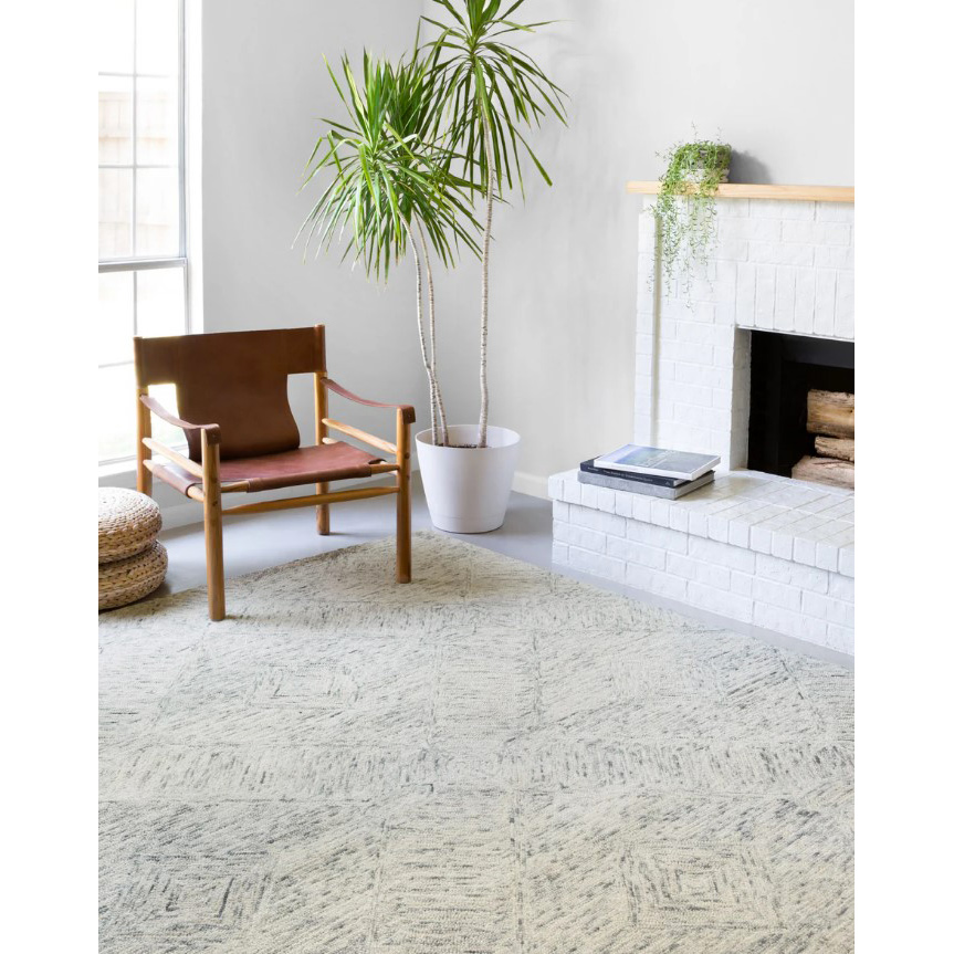 Ziva Area Rug, Loloi, Sky, 7 ft 6 in W, 9 ft 9 in L - 2