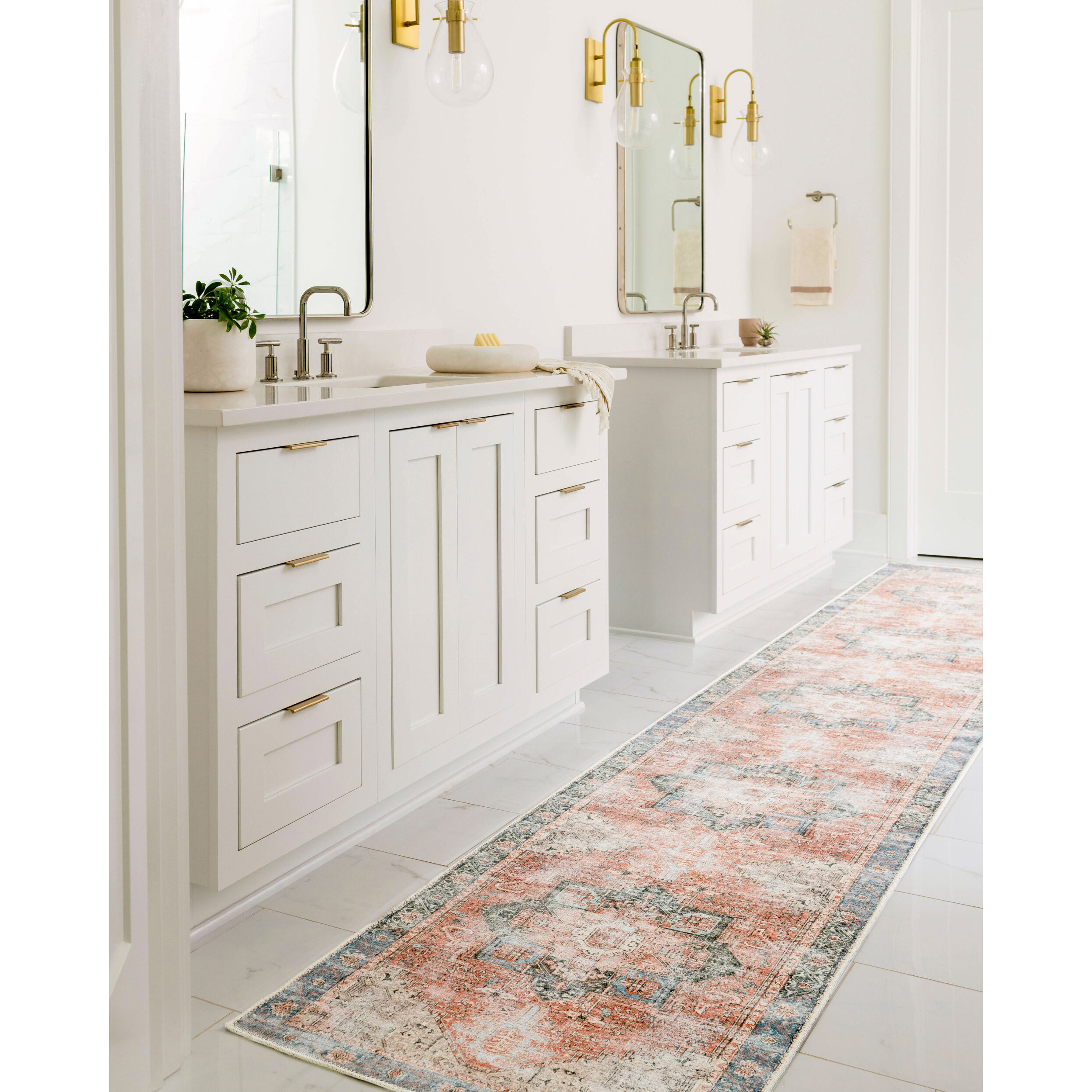 Amelie Runner, Surya, Rust, 2 ft 7 in W, 7 ft 10 in L - 2