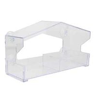 347 Large Bird Feeder, 1 lb, Black-Oil Sunflower Seed, Mixed Seed, Sunflower Chips, Safflower Seed, Plastic, Clear