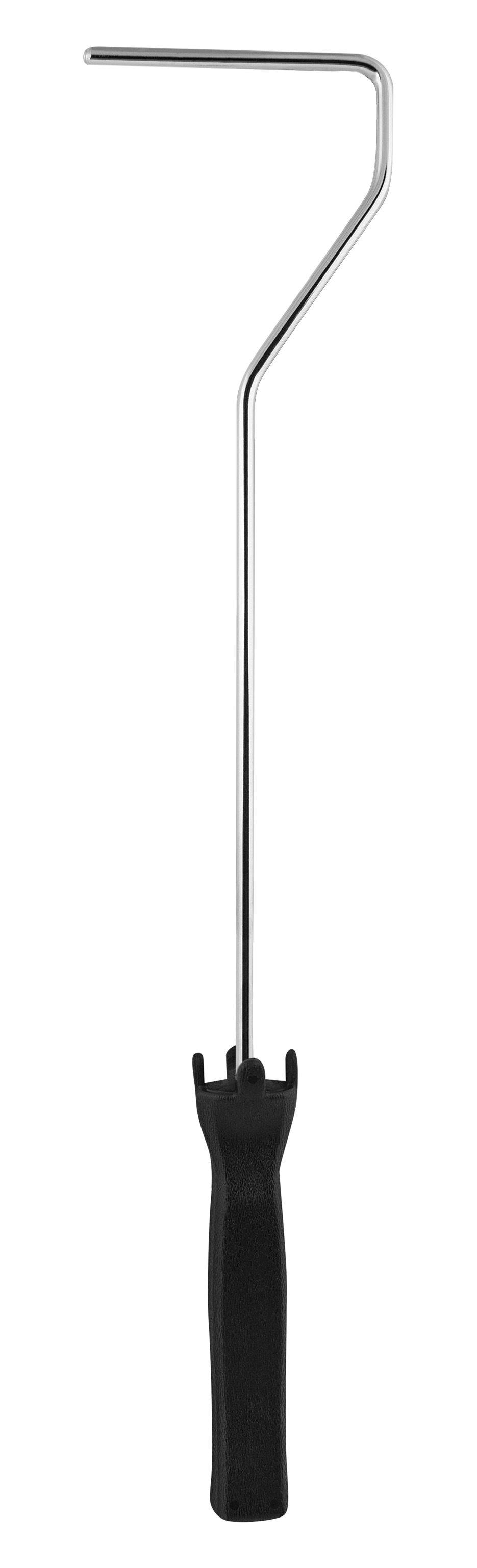 R011-4 Roller Frame, 19 in L, 4 in W, 4 in L Roller, Plastic Handle, Threaded Handle, Blue Handle