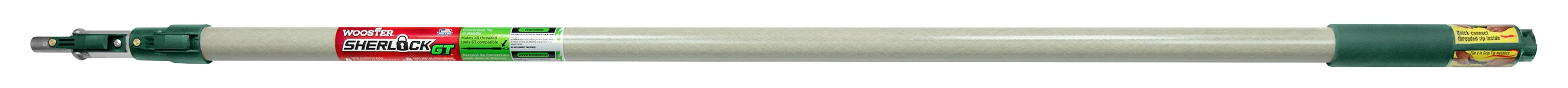 R091 Extension Pole, 4 to 8 ft L, Aluminum/Fiberglass