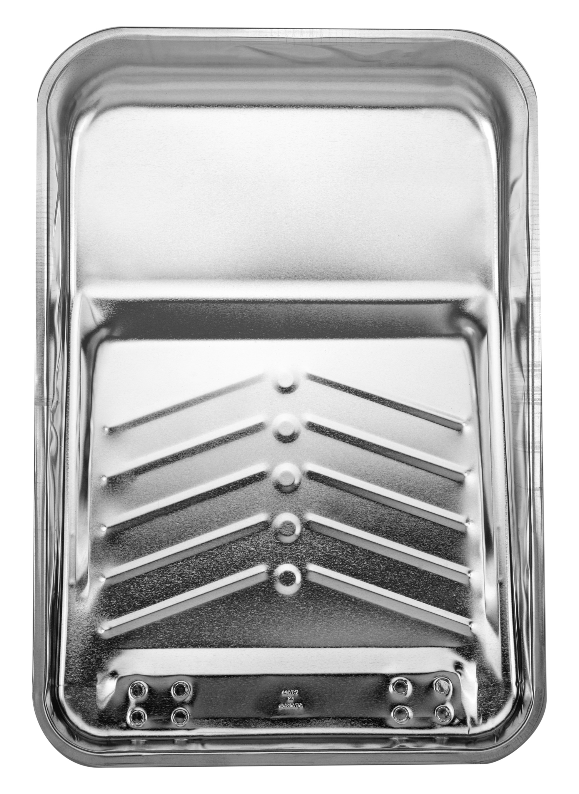R405-13 Paint Tray, 19 in L, 13 in W, 3 qt, Steel, Clear