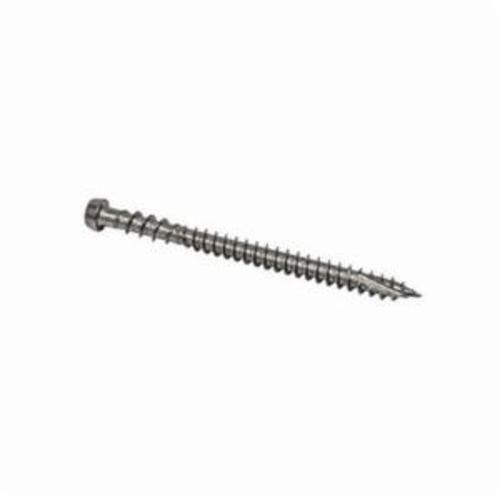Simpson Strong-Tie Deck-Drive 6381292 #10 Thread, 2-3/4 in L, T20 Drive Size, Stainless Steel, Star Drive, Pebble, 1750/PK
