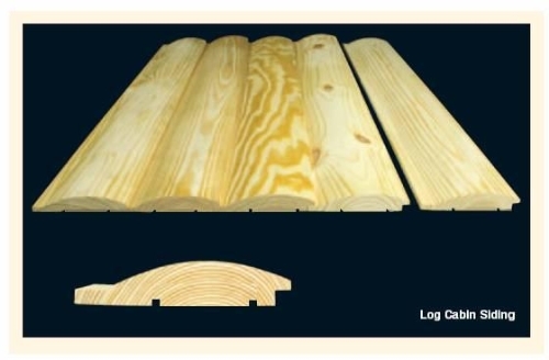 2 x 8 x 14 Southern Pine No2.KD.LOG-C Siding Boards, 14 ft L Nominal, 8 in W Nominal, 2 in Thick Nominal