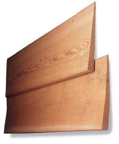 5/8 in x 6 in x 10 ft Western Red Cedar SEL-TK.S-GRN.BEV-REV Siding Boards, 10 ft L Nominal, 6 in W Nominal, 0.625 in Thick Nominal