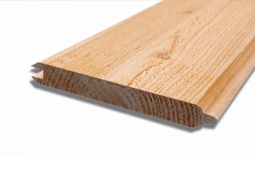 1 x 6 x 16 Western Red Cedar SEL-TK.S-GRN.T&G Siding Boards, 16 ft L Nominal, 6 in W Nominal, 1 in Thick Nominal
