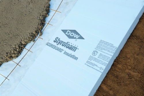 Dow Scoreboard, 8 ft L, 4 ft W, 1 in Thick, R5 R-Value