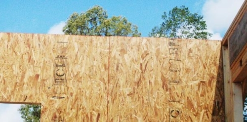 7/16" x 4' x 9' 1-1/8" WindBrace OSB