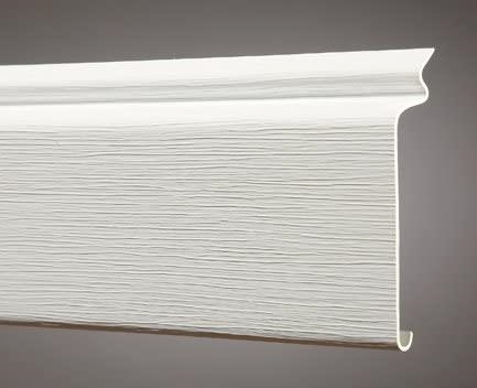 White Skirting Top Back Rail 12'