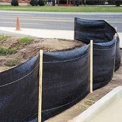 SF and SP SF1273611 Silt Fence, 100 ft L, 36 in W, Black