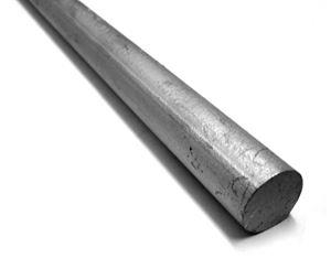 5824SDROD Smooth Dowel, 5/8 in Dia, 24 ft L, Metal