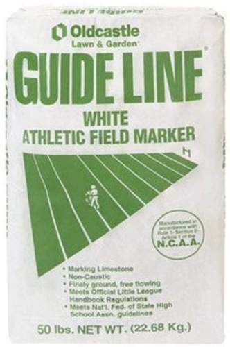 Guide Line 5405110 Athletic Field Marker, 50 lb Bag, White