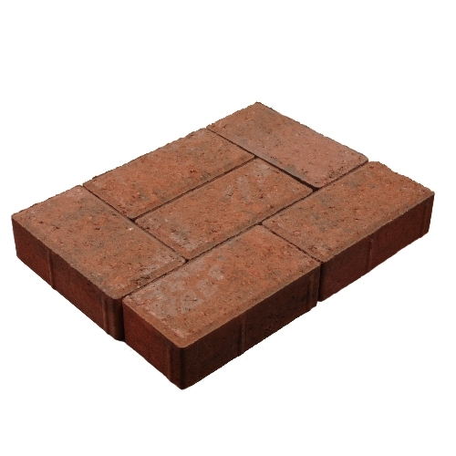 4" x 8" Green Holland Stone Paver Mission Blend