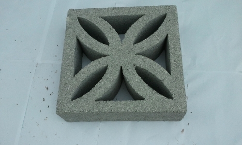 4" x 12" x 12" Flower Solar Decorative Block (120pcs)