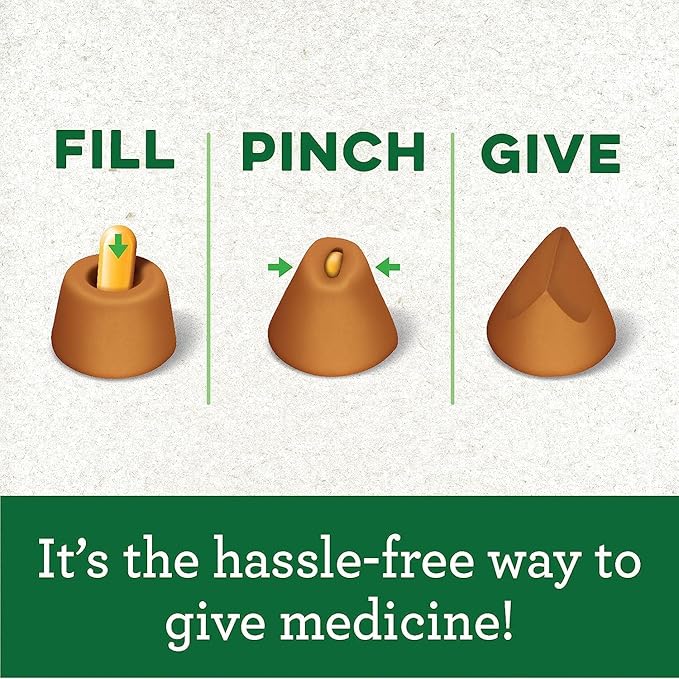 Pill Pockets 428261 Cat Treat, Chicken Flavor, 1.6 oz Bag