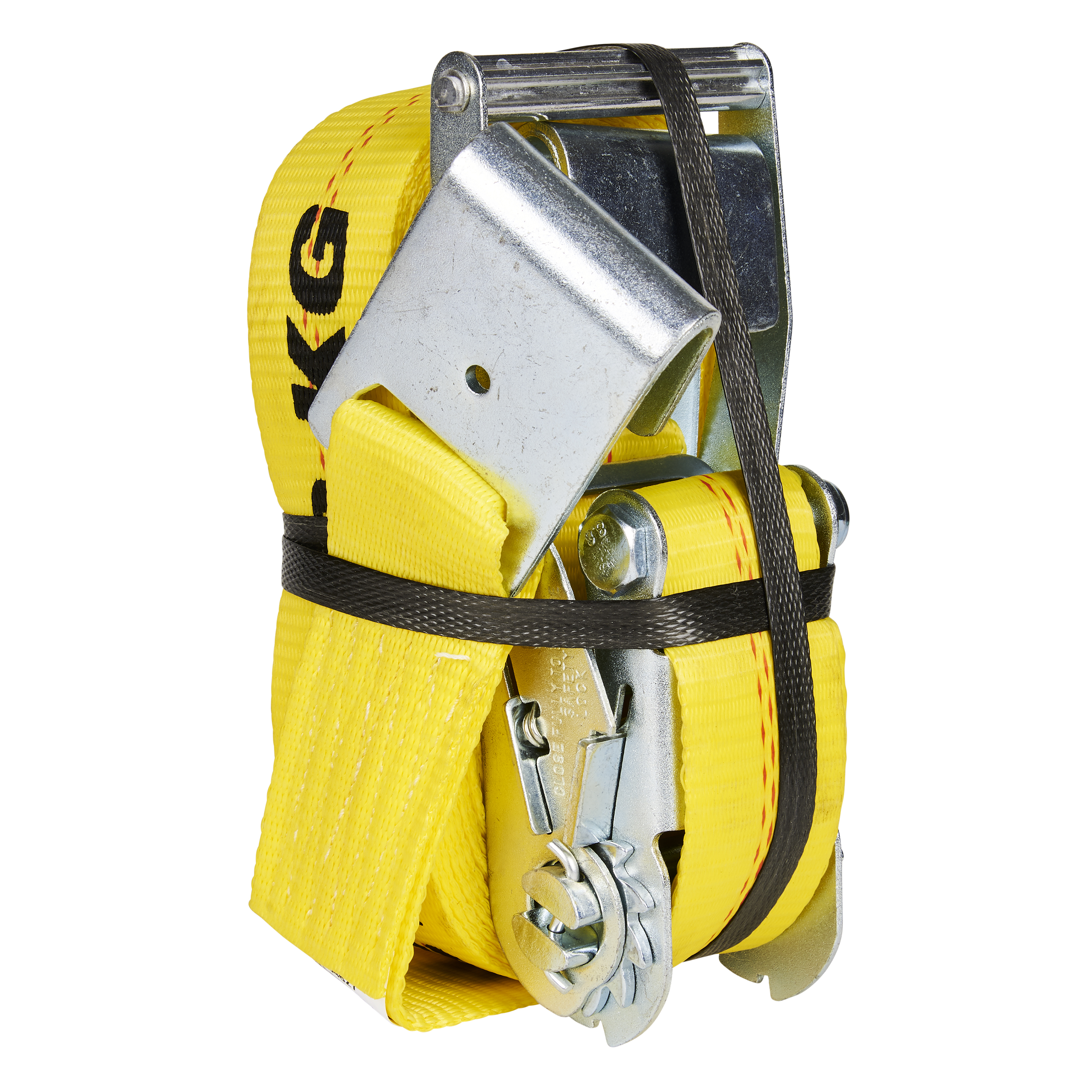 04627 Tie-Down, 2 in W, 30 ft L, 3333 lb, Hook End Fitting