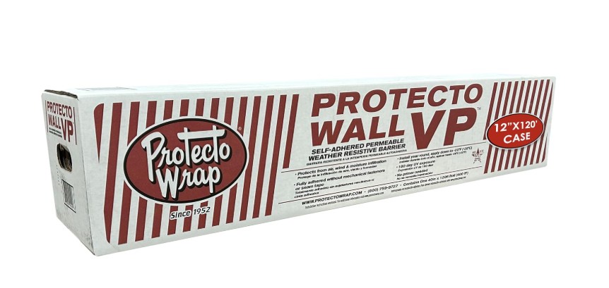 828212120 House Wrap, 120 ft L, 12 in W, Polyolefin, White
