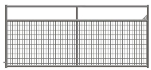 D & D Trailer TG-12-FM Wire-Filled Gate, 12 ft W