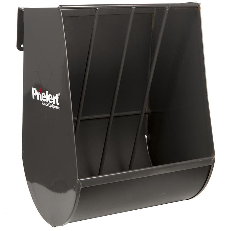 HGFGY Hay and Grain Feeder, Sheet Metal/Steel, Gray, Powder Coated