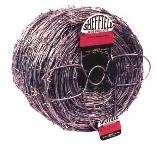 BBWAC Barbless Wire #30, 1320 ft L, 12.5 ga Guage, Low Carbon Barb, 0 Point Spacing, Galvanized Steel