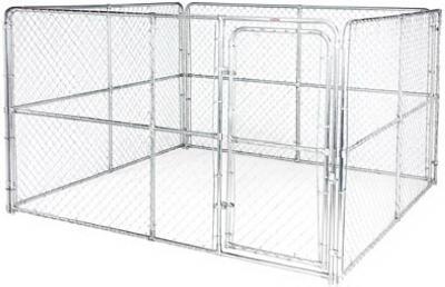 10' x 10' x 6' Chain Link Kennel
