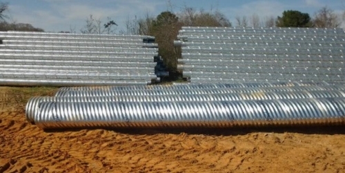 16 Gauge Steel Culvert, 72" X 30'