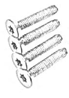 AL-THREAD CUTTING SCREW .75” WHITE (BAG 8)